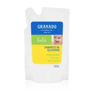 SABONETE LÍQUIDO GLICERINA BEBÊ TRADICIONAL REFIL 250ML GRANADO