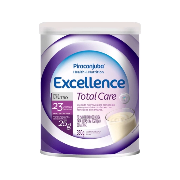 SUPLEMENTO ALIMENTAR EXCELLENCE TOTAL CARE NEUTRO 350G PIRACANJUBA