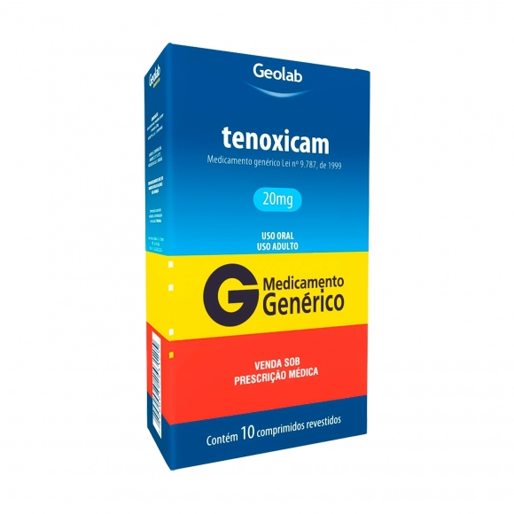 TENOXICAM 20MG 10COM GEOLAB